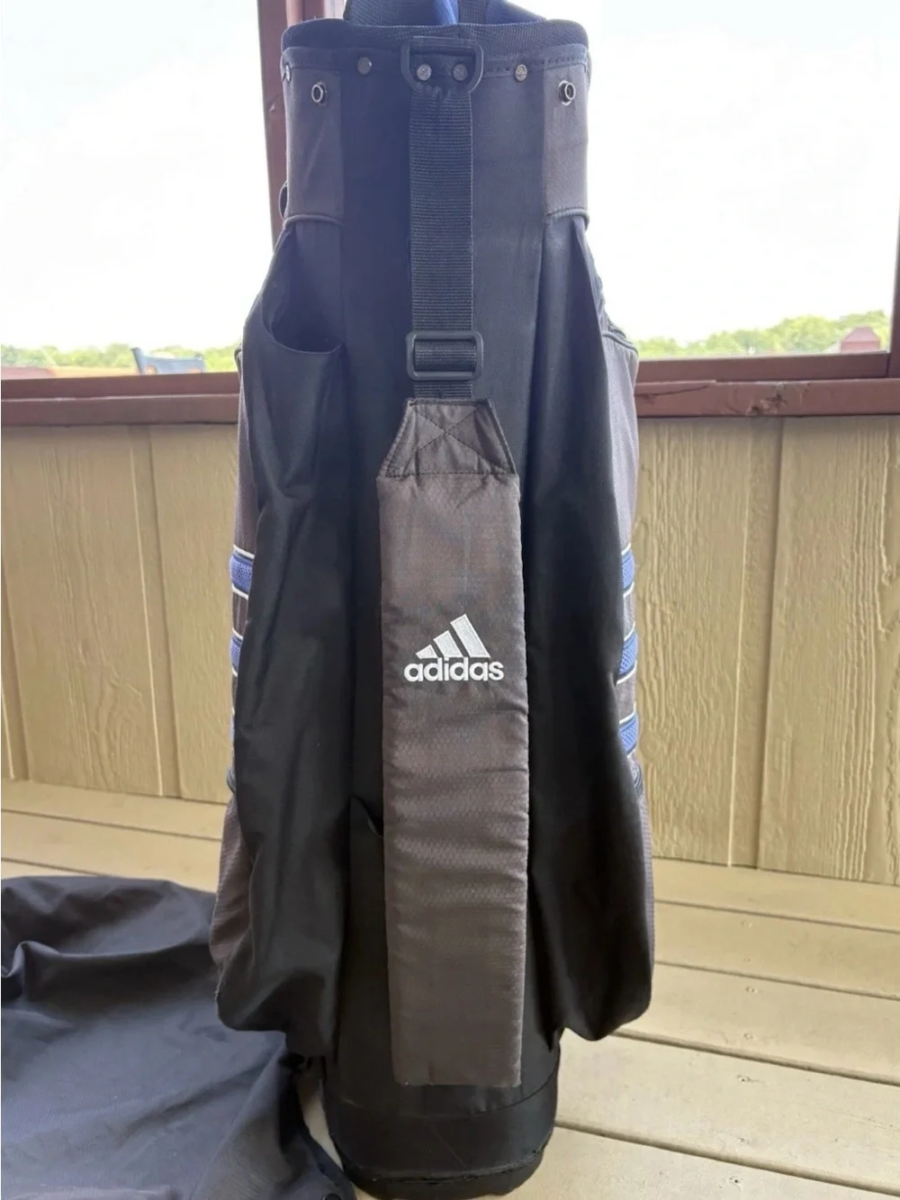 Adidas Blue/Gray Golf Bag - Durable 14-Way Cart Bag